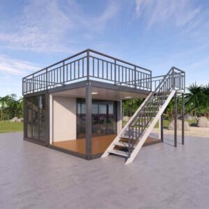 40 Feet Smart Fabricated Flat Pack Container Construction Office House Luxury Prefabricated Prefab Mansion Home